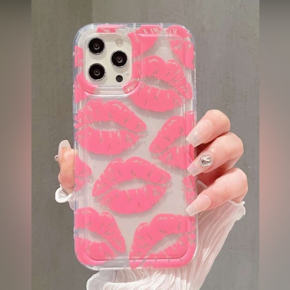 Other - Pink Kiss iPhone 15 ProMax Case